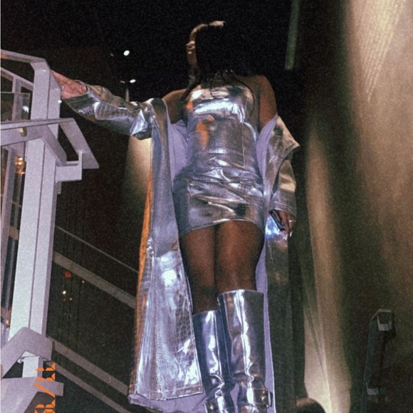 Fashion Nova Dresses & Skirts - Fashion Nova Silver Mini Dress